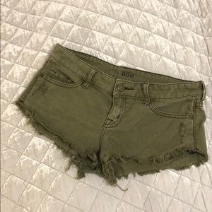 BDG Lowrise Green Dolphin Short